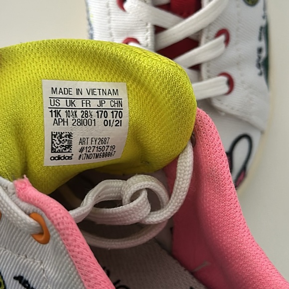 Adidas Aaron Kai x Stan Smith Primeblue 'Doodles' Kids Sneakers - Picture 3 of 15